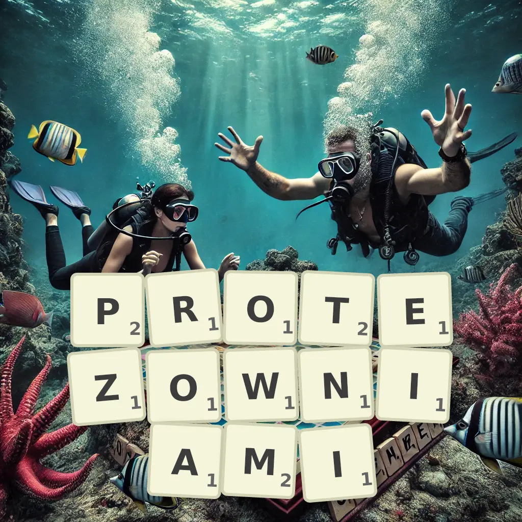 Słowa z liter PROTEZOWNIAMI