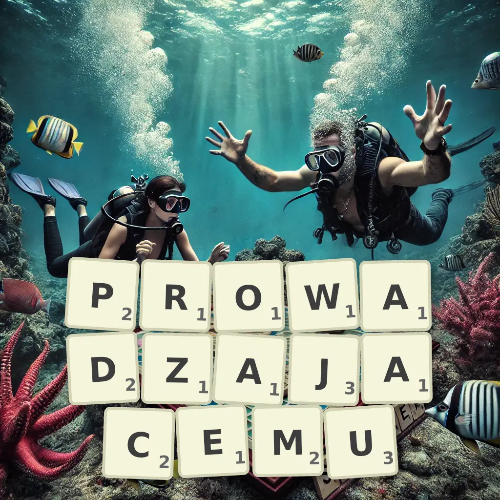 Słowa z liter PROWADZAJĄCEMU