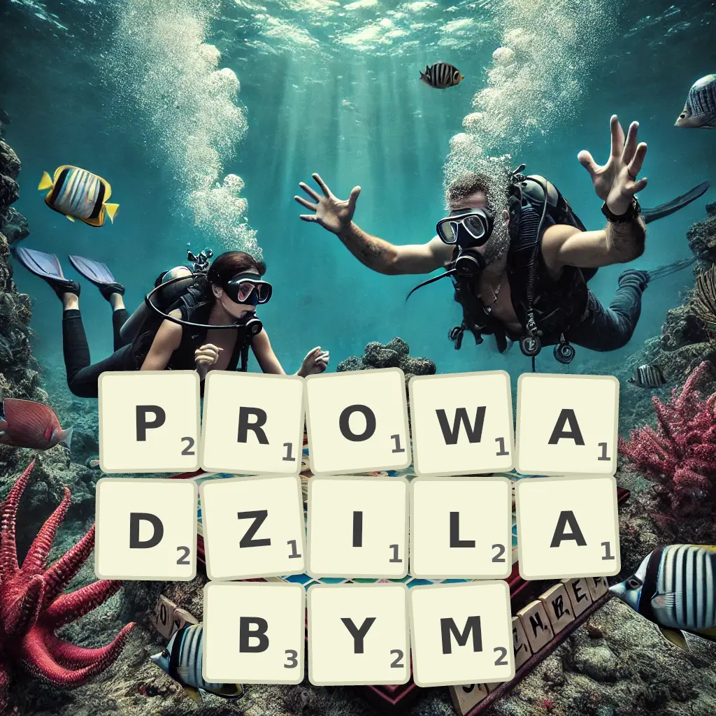 Słowa z liter PROWADZIŁABYM