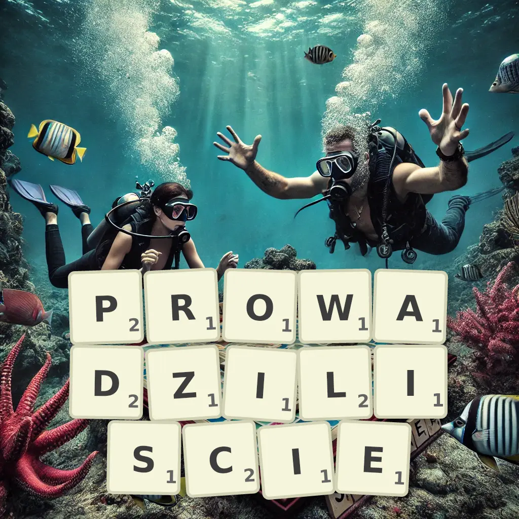 Słowa z liter PROWADZILIŚCIE