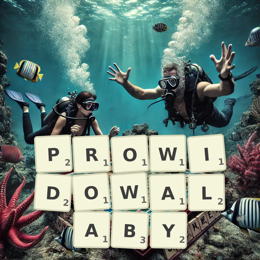 Słowa z liter PROWIDOWAŁABY