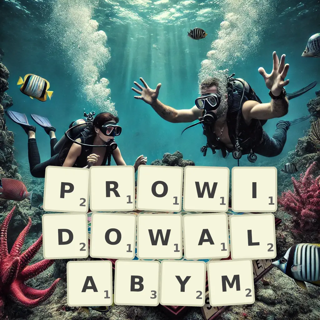 Słowa z liter PROWIDOWAŁABYM