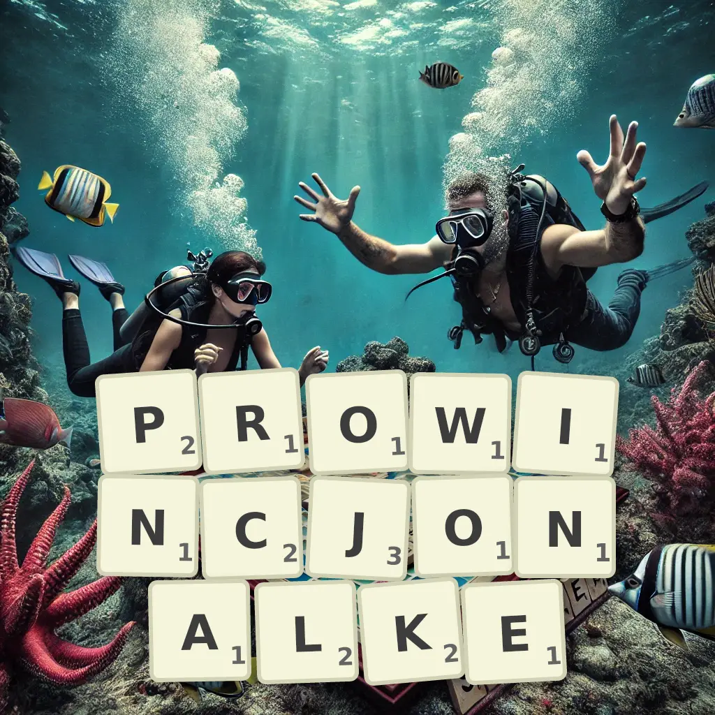 Słowa z liter PROWINCJONAŁKĘ
