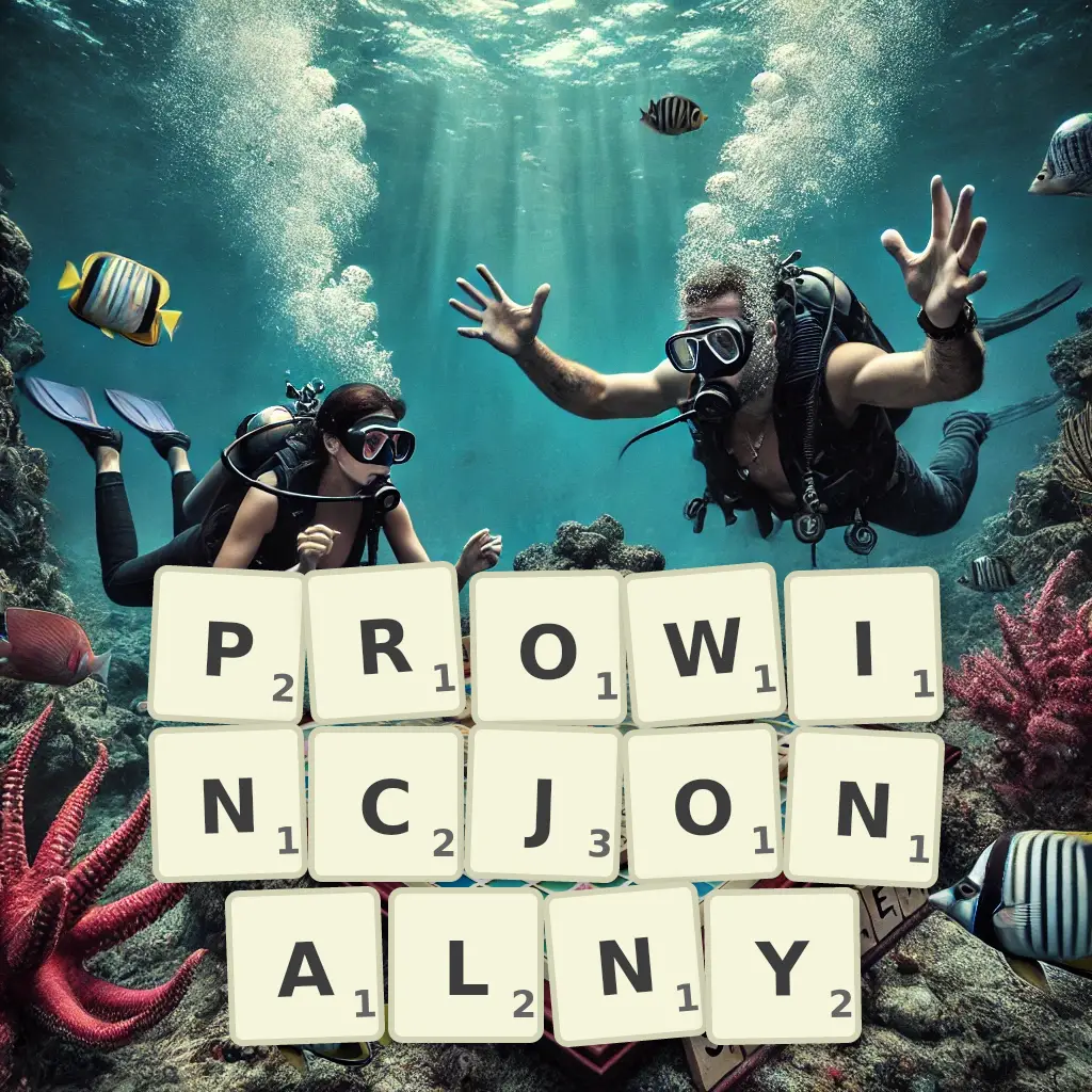 Słowa z liter PROWINCJONALNY