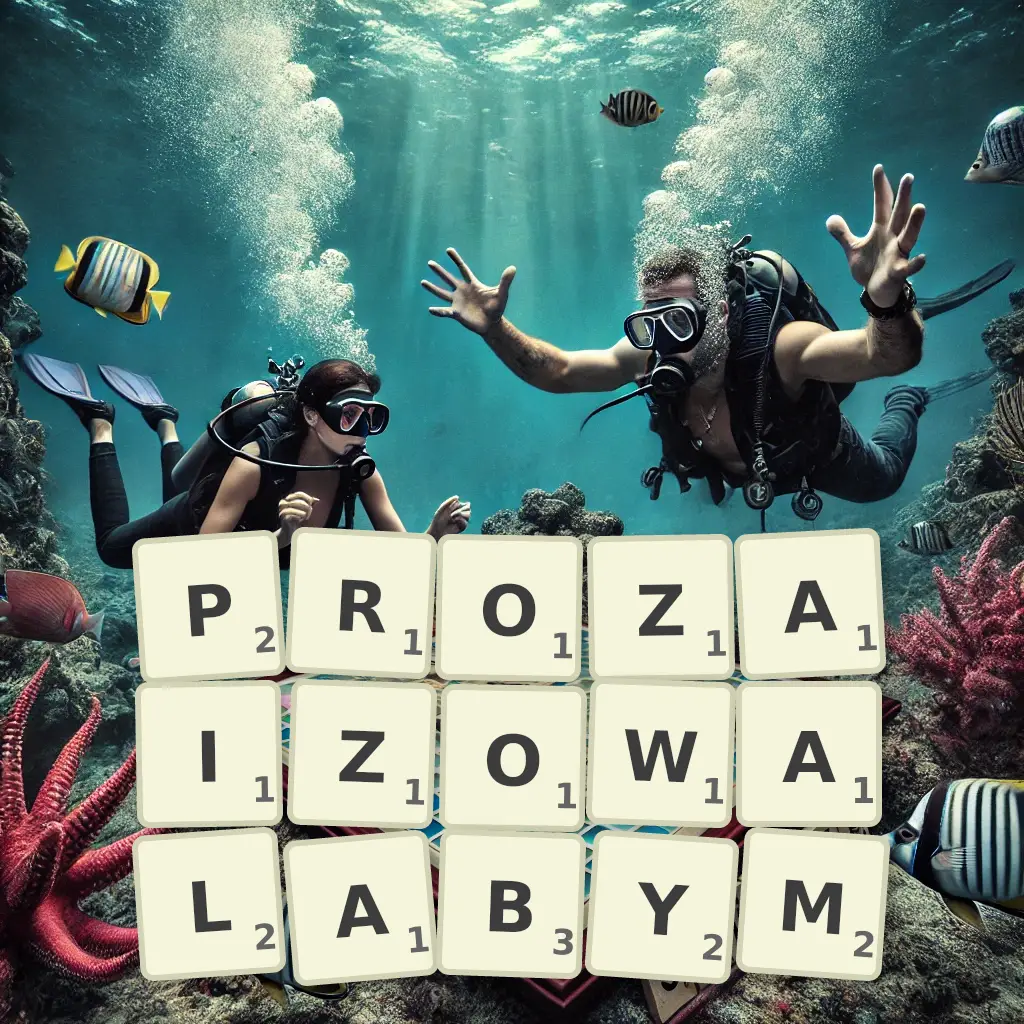 Lista słów z liter PROZAIZOWAŁABYM Słowa z liter PROZAIZOWAŁABYM