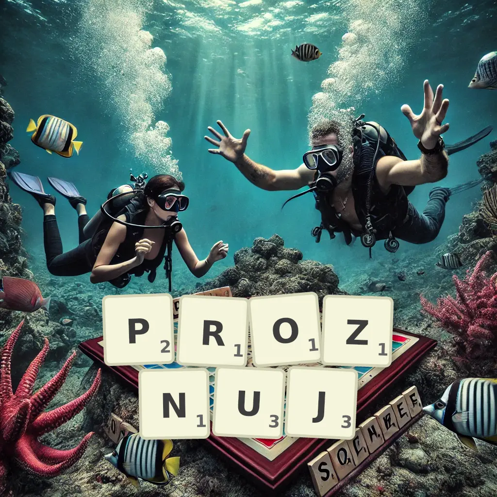 Słowa z liter PRÓŻNUJ