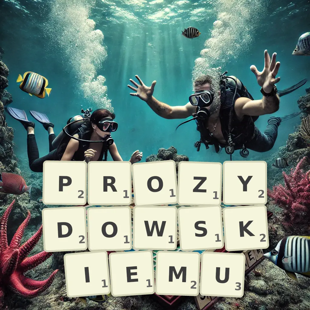 Słowa z liter PROŻYDOWSKIEMU