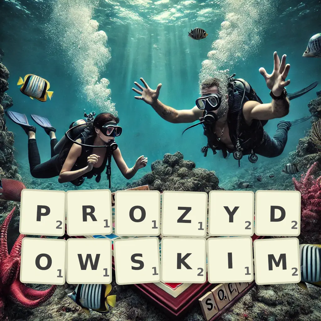 Słowa z liter PROŻYDOWSKIM