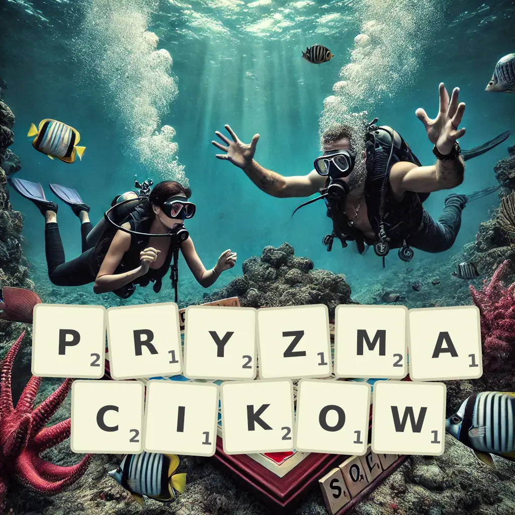 Słowa z liter PRYZMACIKÓW