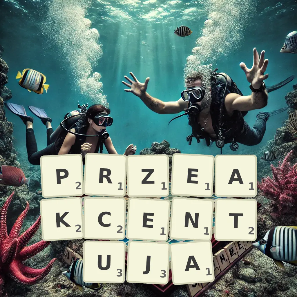 Słowa z liter PRZEAKCENTUJĄ