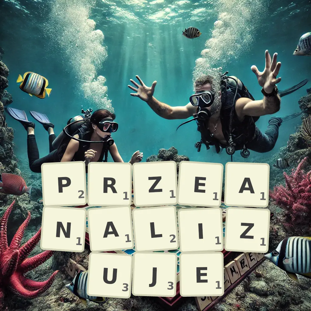 Słowa z liter PRZEANALIZUJĘ