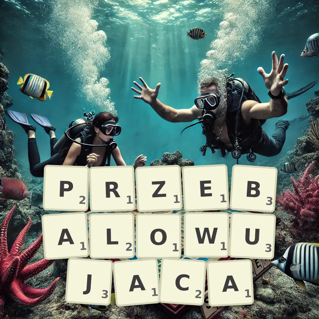 Słowa z liter PRZEBALOWUJĄCĄ