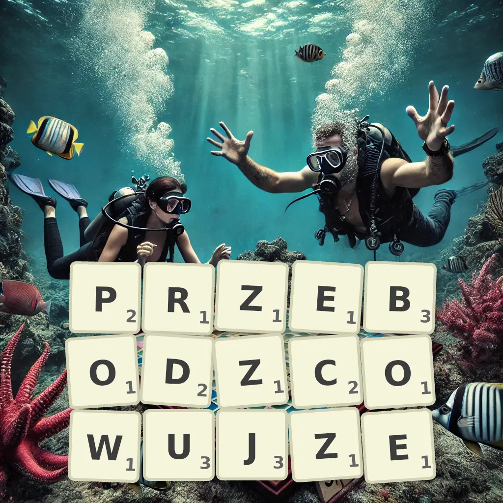 Słowa z liter PRZEBODŹCOWUJŻE