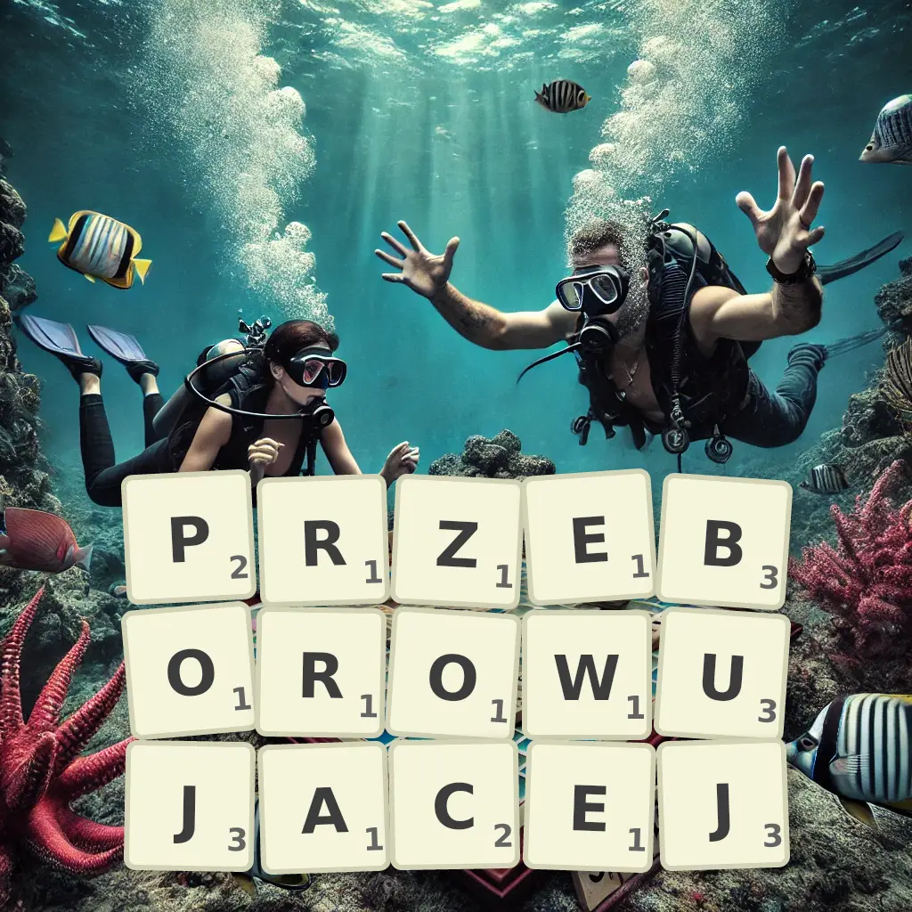 Słowa z liter PRZEBOROWUJĄCEJ