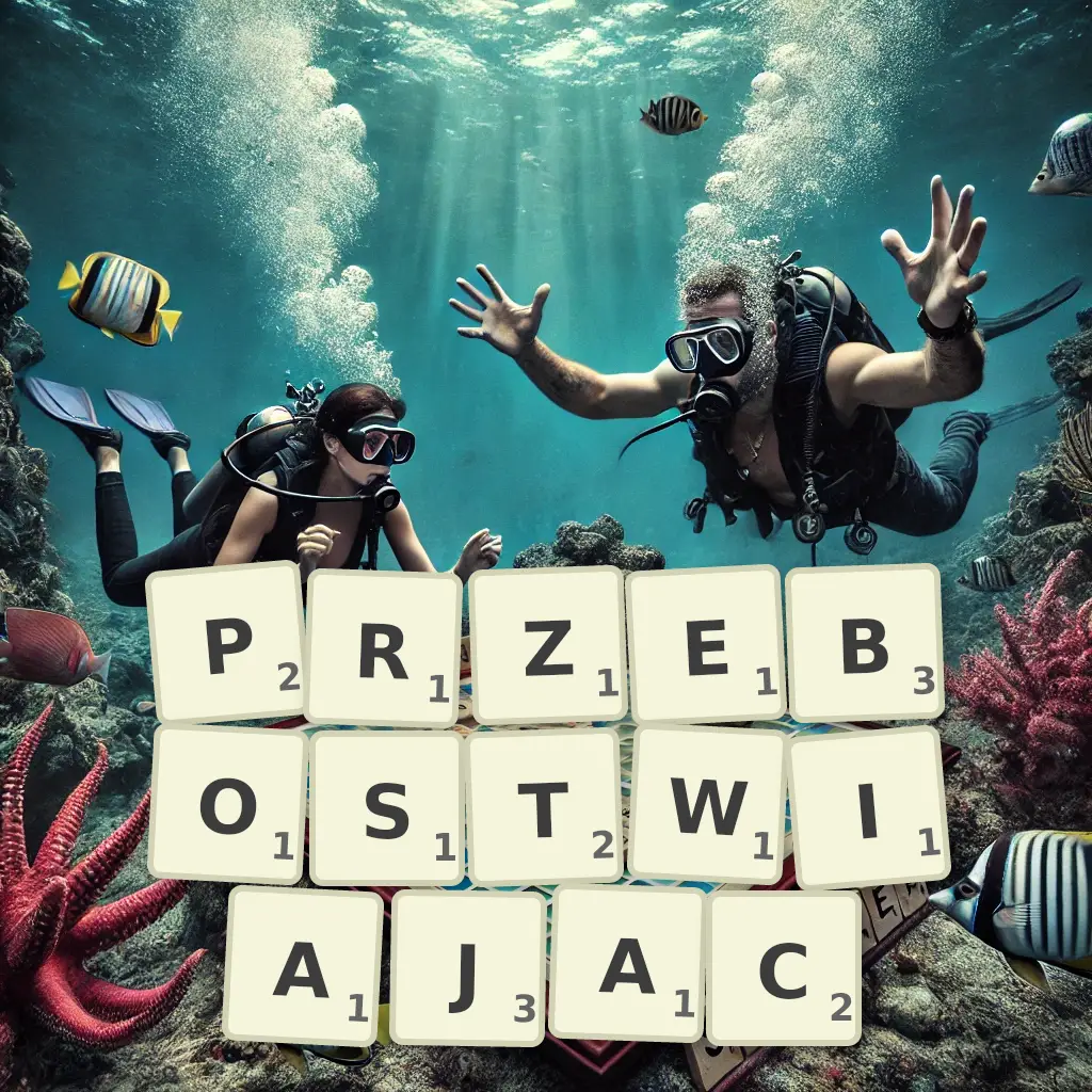 Słowa z liter PRZEBÓSTWIAJĄC