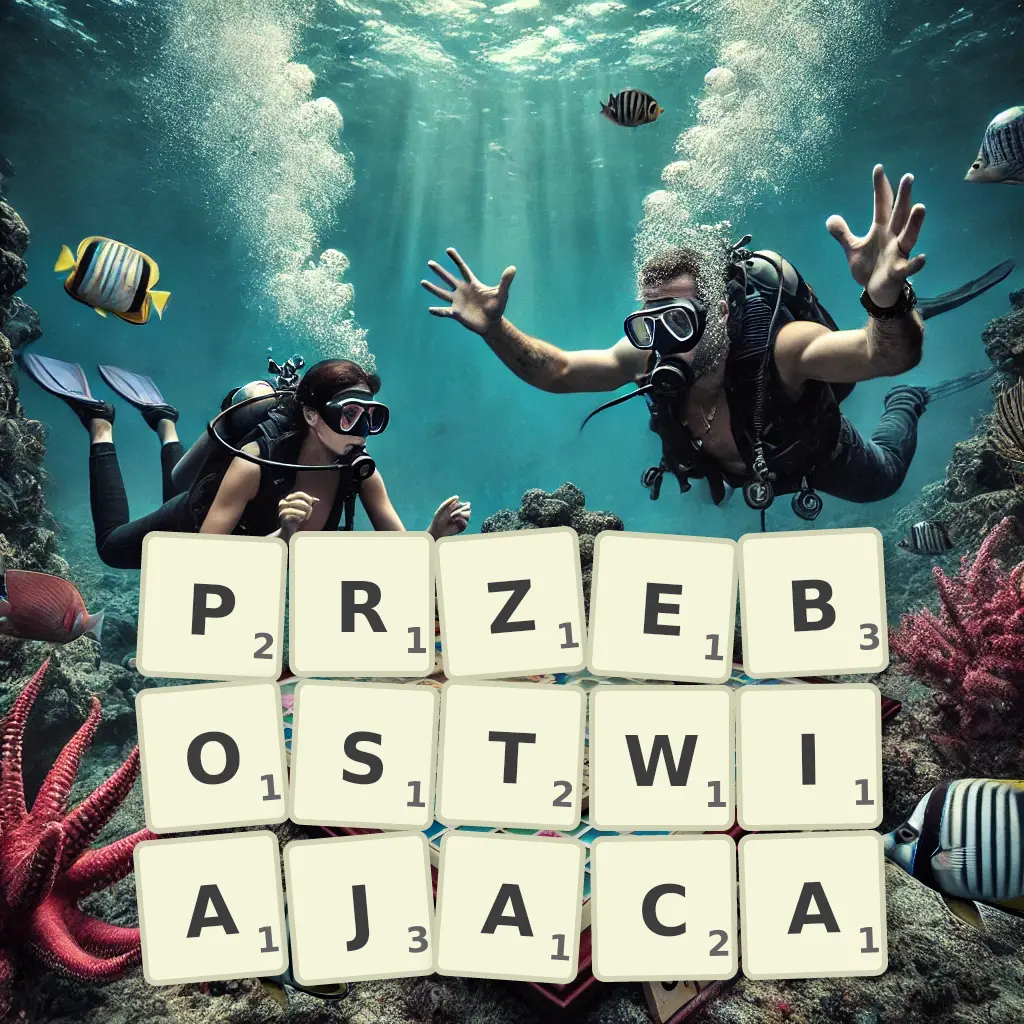 Słowa z liter PRZEBÓSTWIAJĄCĄ