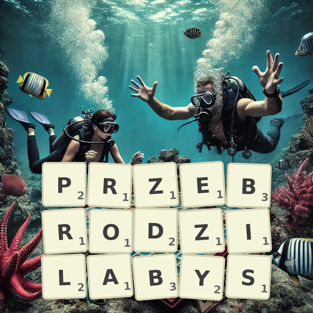 Słowa z liter PRZEBRODZIŁABYŚ