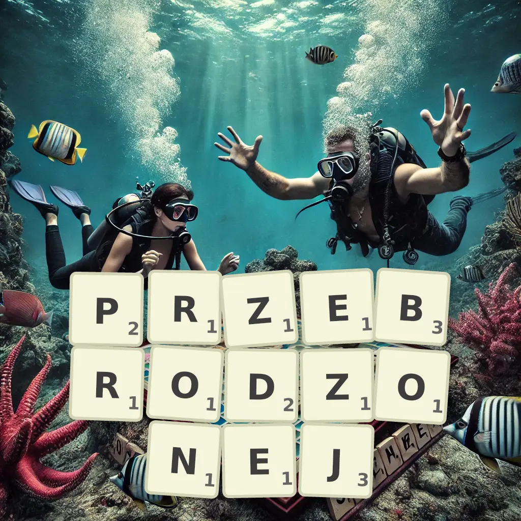 Lista słów z liter PRZEBRODZONEJ Słowa z liter PRZEBRODZONEJ