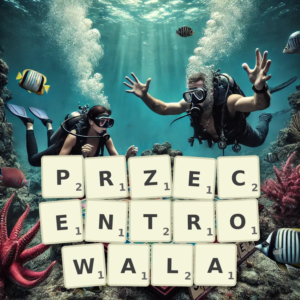 Słowa z liter PRZECENTROWAŁA