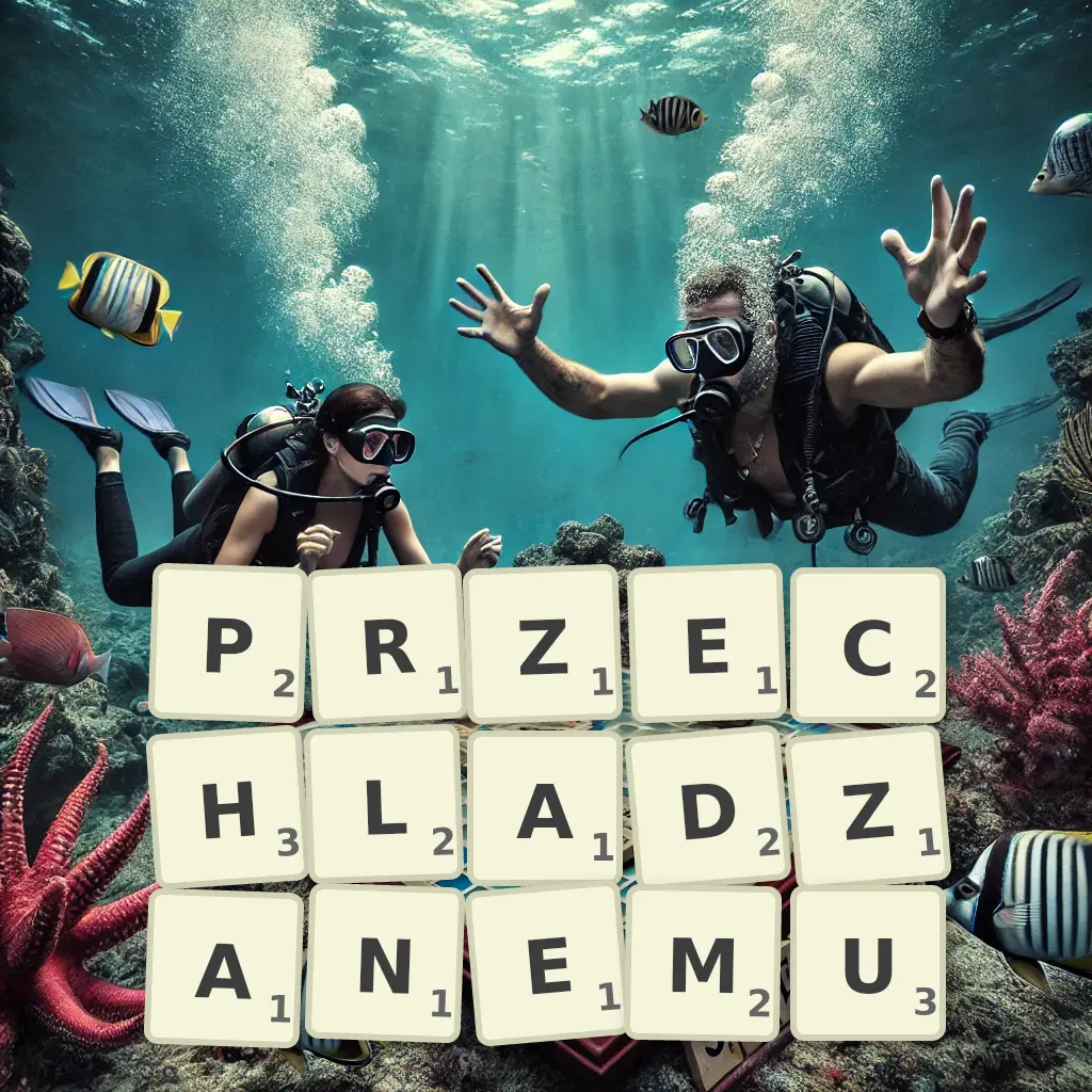 Słowa z liter PRZECHŁADZANEMU