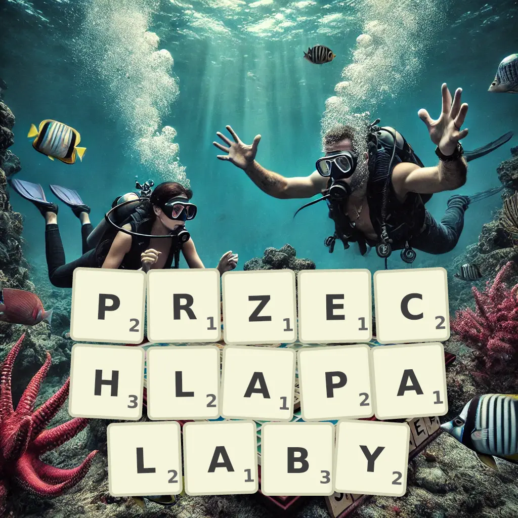 Słowa z liter PRZECHLAPAŁABY