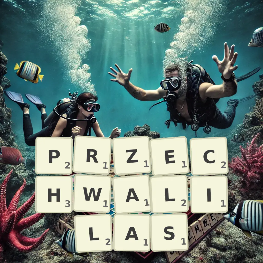Słowa z liter PRZECHWALIŁAŚ