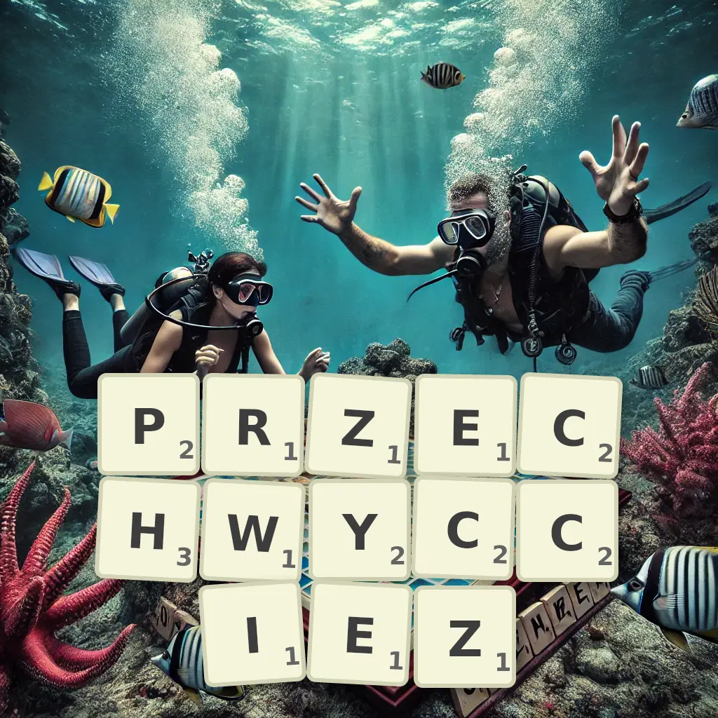 Słowa z liter PRZECHWYĆCIEŻ