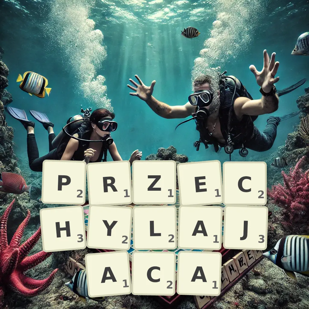 Słowa z liter PRZECHYLAJĄCA
