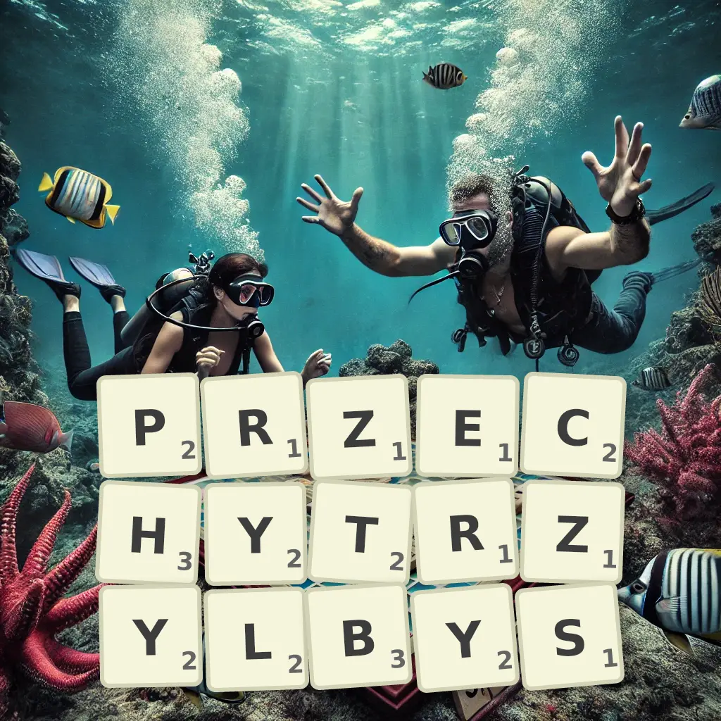Słowa z liter PRZECHYTRZYŁBYŚ