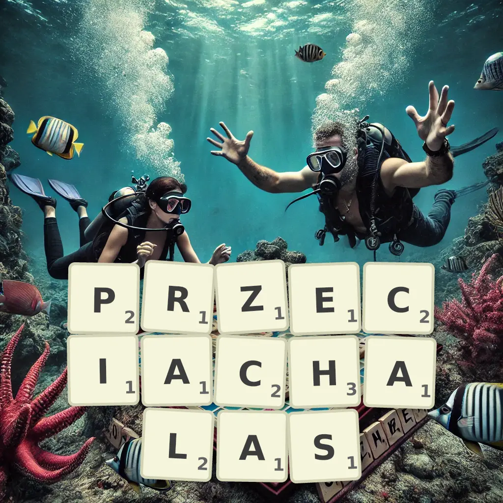 Słowa z liter PRZECIACHAŁAŚ