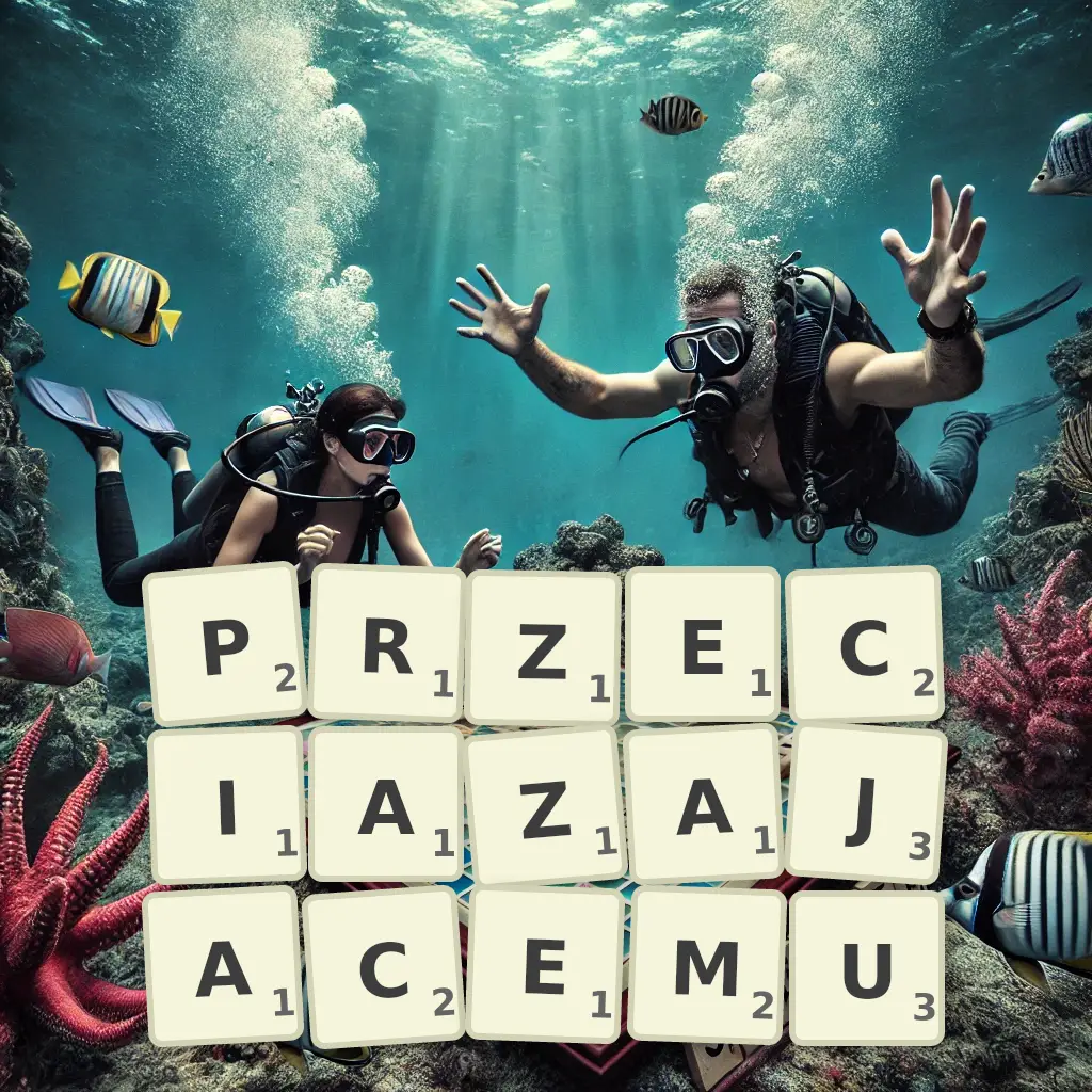 Słowa z liter PRZECIĄŻAJĄCEMU