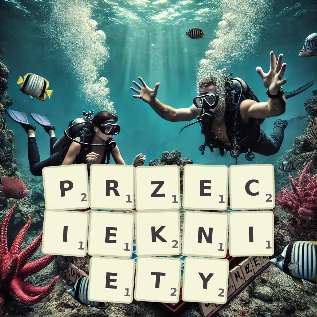 Słowa z liter PRZECIEKNIĘTY