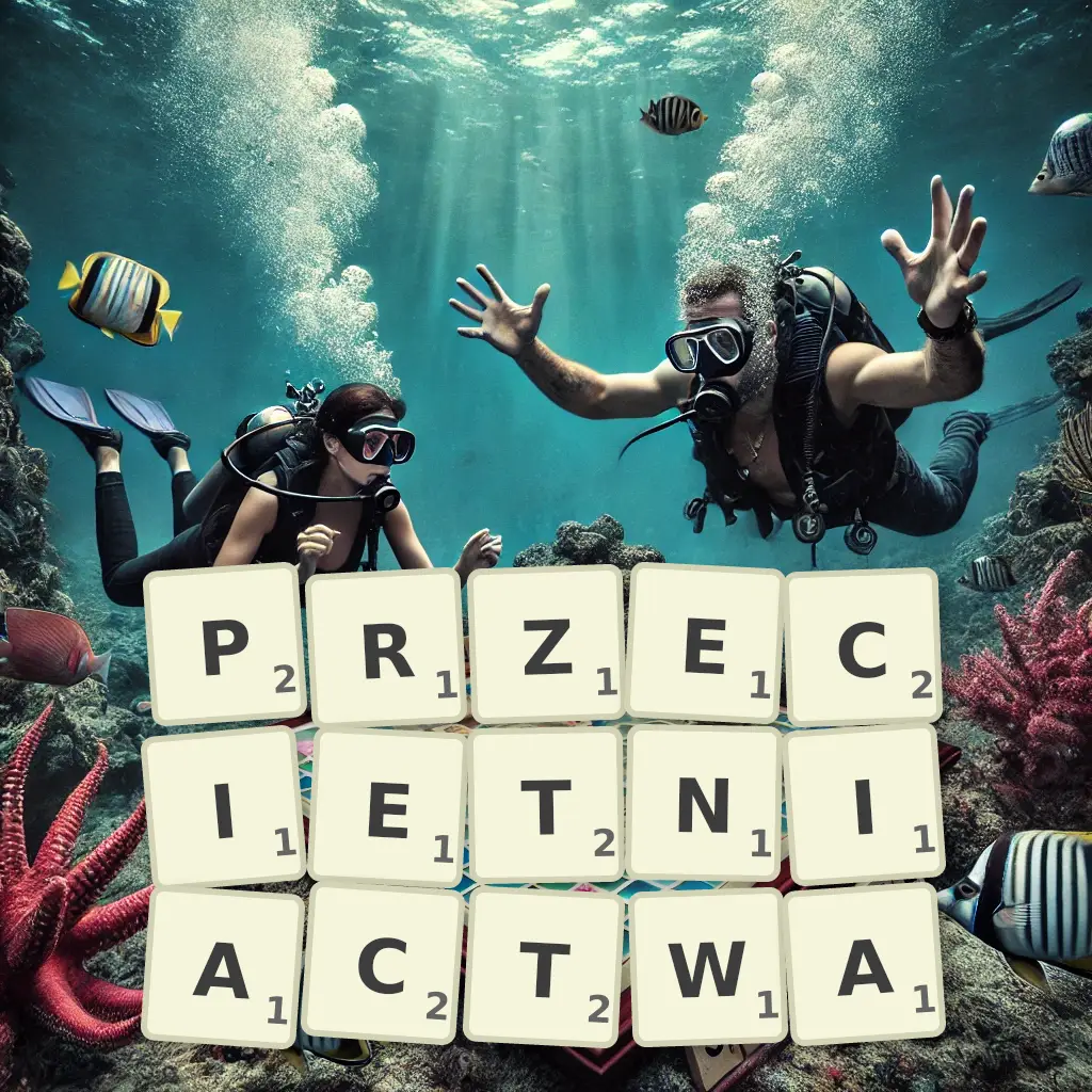 Słowa z liter PRZECIĘTNIACTWA