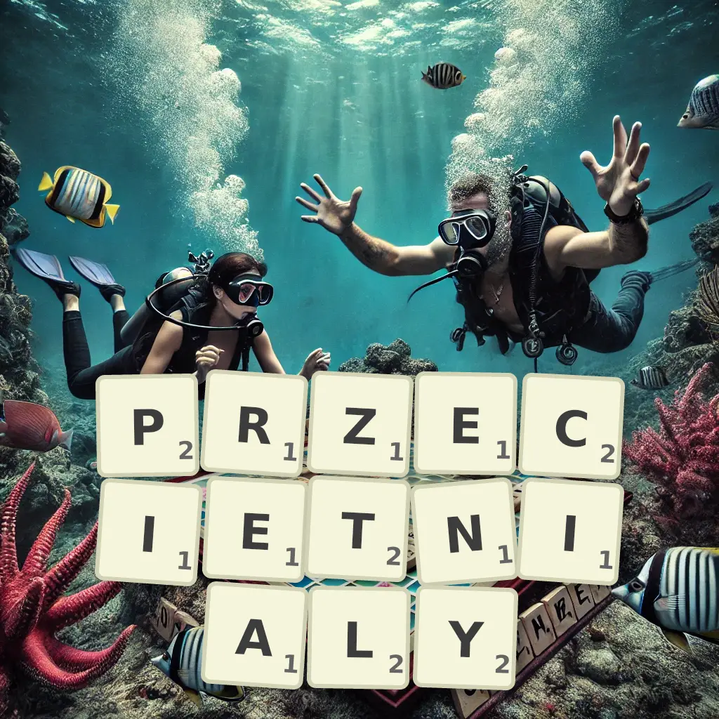 Słowa z liter PRZECIĘTNIAŁY