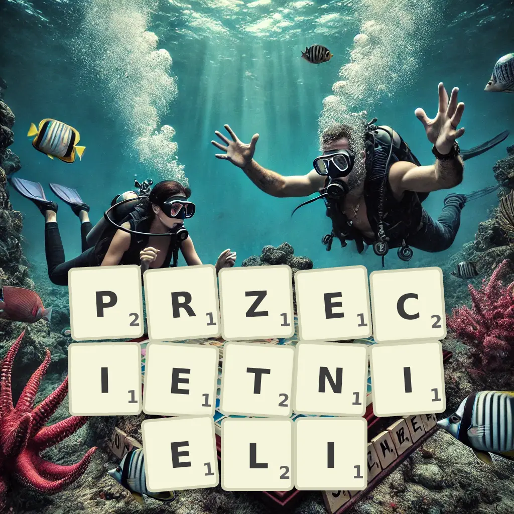 Słowa z liter PRZECIĘTNIELI