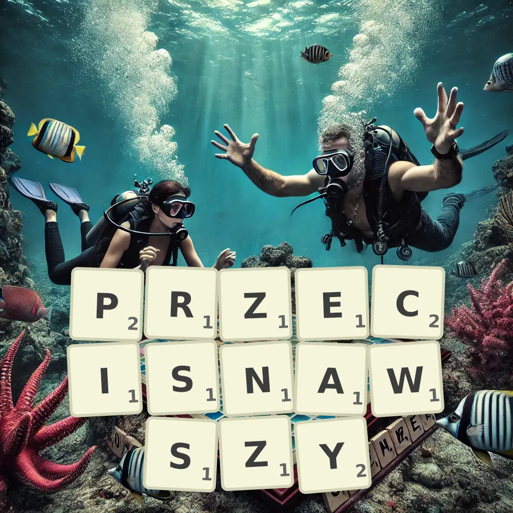 Słowa z liter PRZECISNĄWSZY