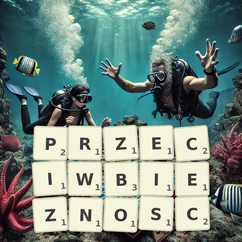 Słowa z liter PRZECIWBIEŻNOŚĆ