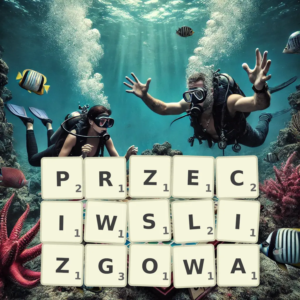 Słowa z liter PRZECIWŚLIZGOWĄ