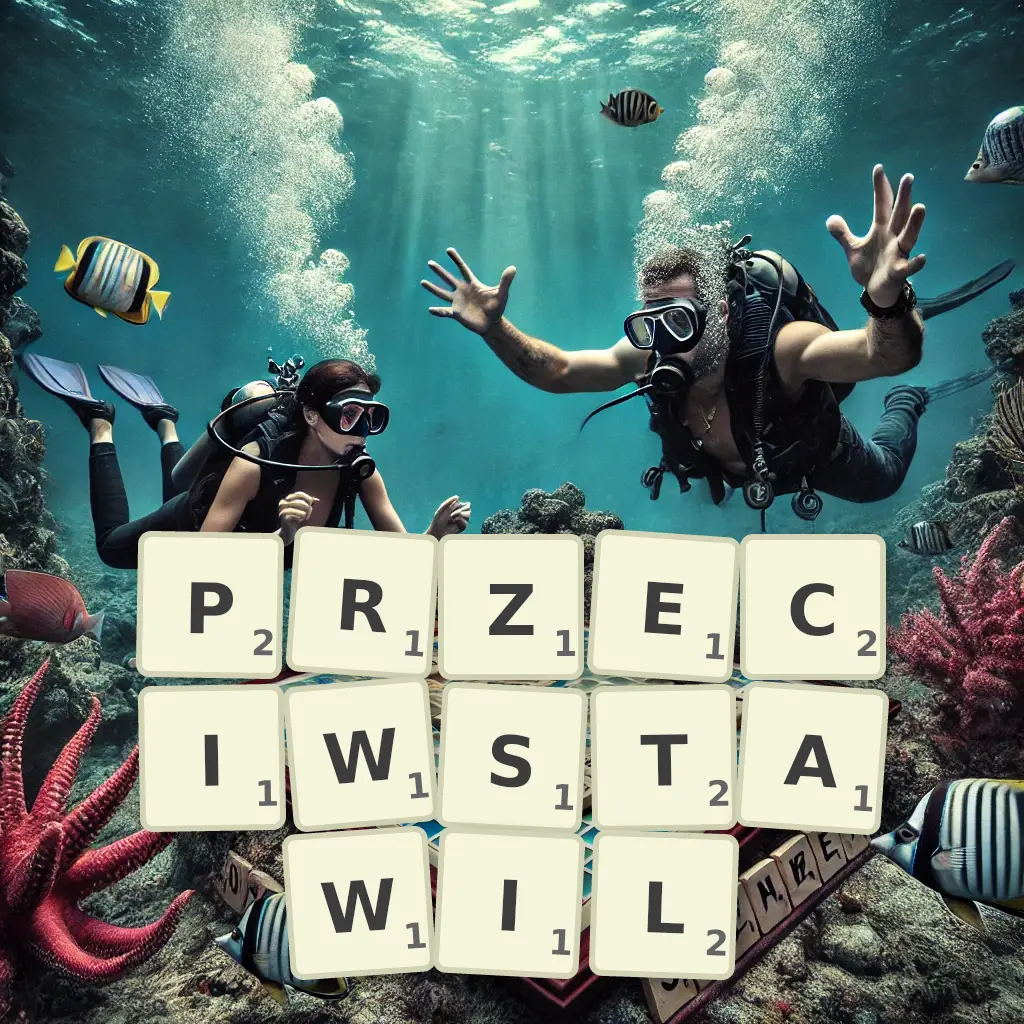 Słowa z liter PRZECIWSTAWIŁ