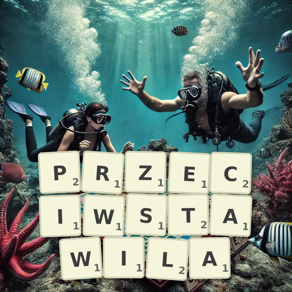 Słowa z liter PRZECIWSTAWIŁA