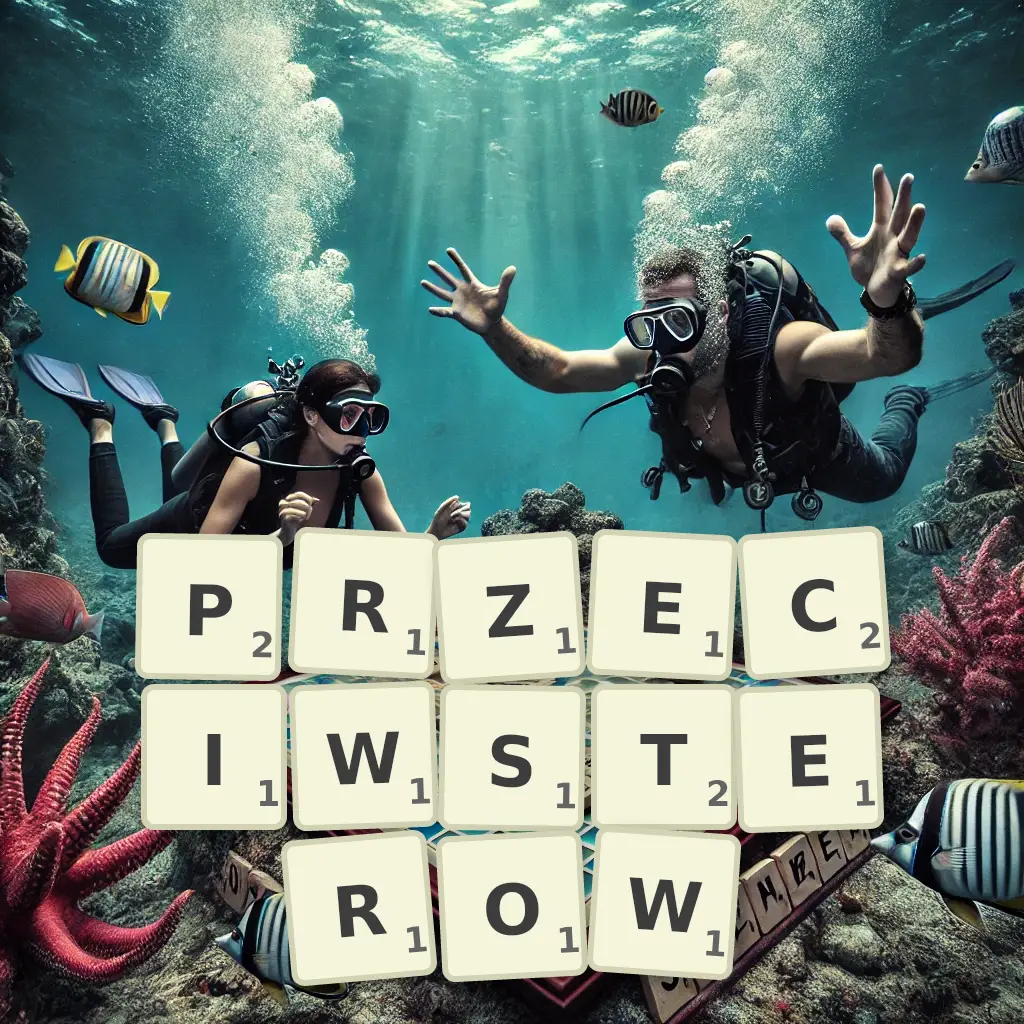 Słowa z liter PRZECIWSTERÓW