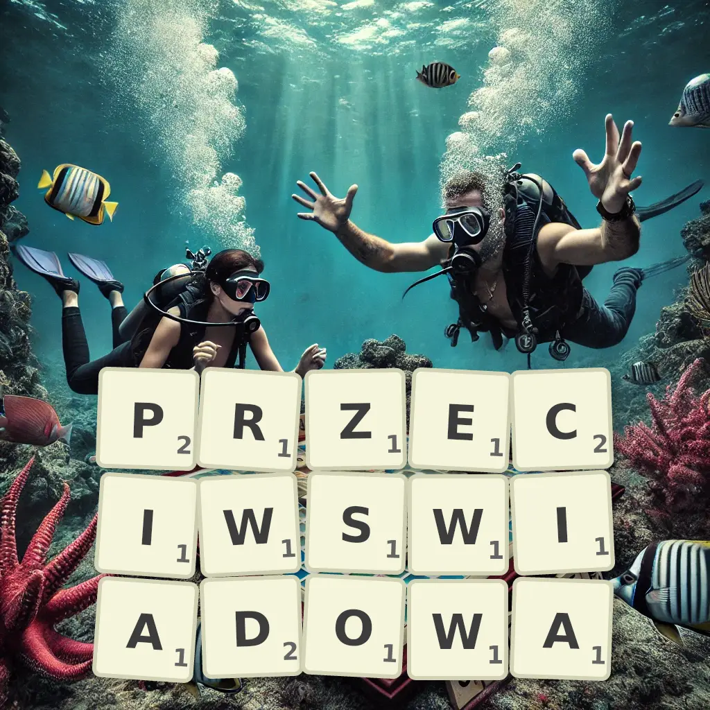 Słowa z liter PRZECIWŚWIĄDOWĄ
