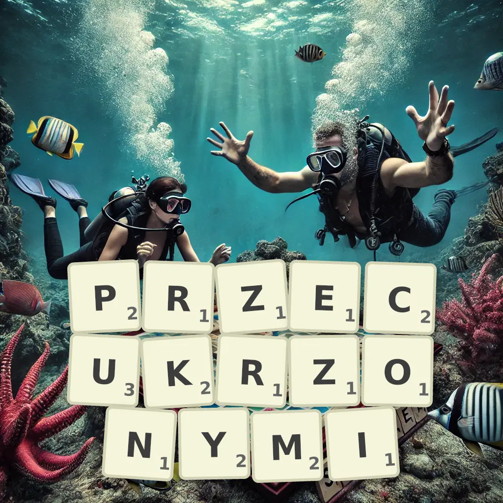 Słowa z liter PRZECUKRZONYMI