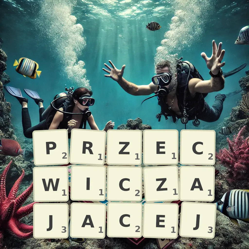 Słowa z liter PRZEĆWICZAJĄCEJ