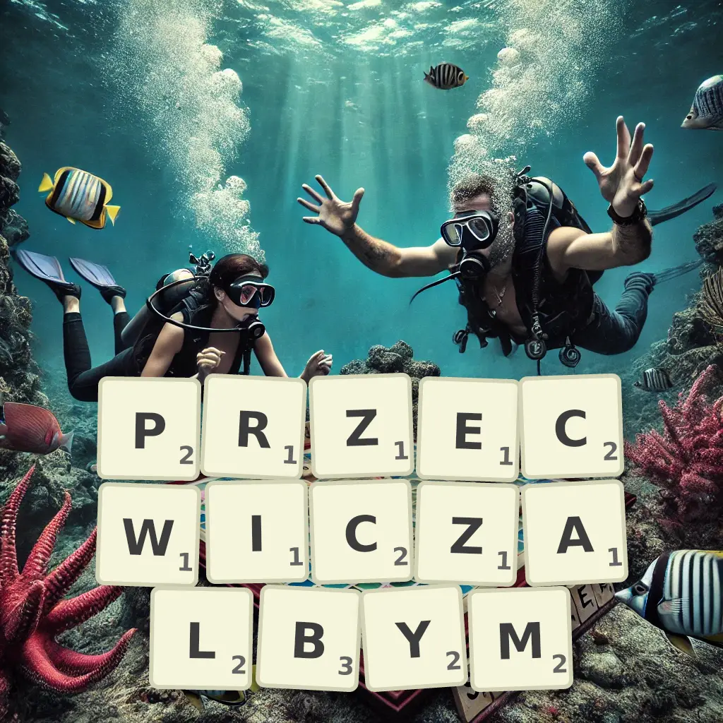 Słowa z liter PRZEĆWICZAŁBYM