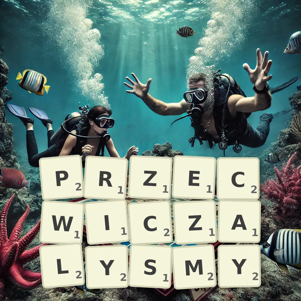 Słowa z liter PRZEĆWICZAŁYŚMY