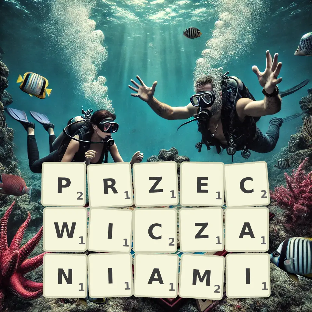Słowa z liter PRZEĆWICZANIAMI