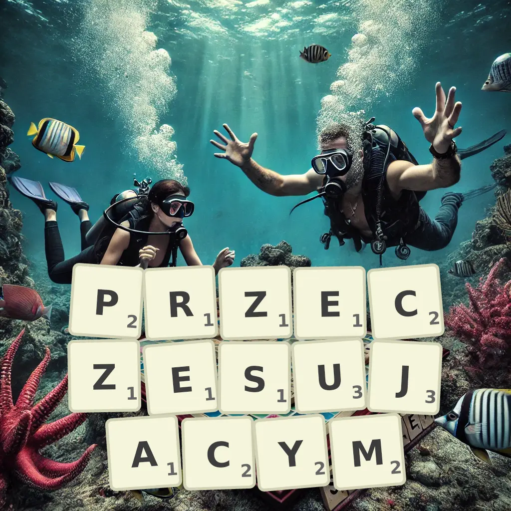 Słowa z liter PRZECZESUJĄCYM