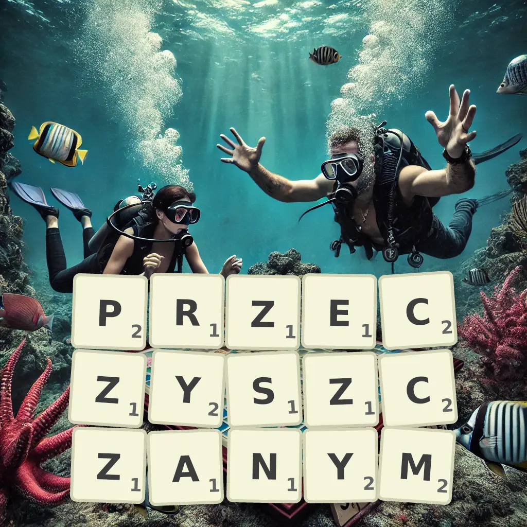 Słowa z liter PRZECZYSZCZANYM