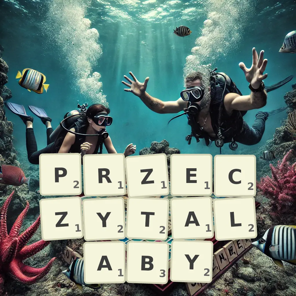 Słowa z liter PRZECZYTAŁABY
